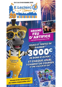 Prospectus E.Leclerc CLAMECY : Anniversaire 20 ans