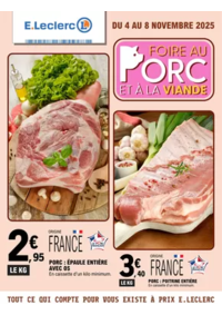 Prospectus E.Leclerc SAINT JEAN DU FALGA : FOIRE AU PORC ET A LA VIANDE 2