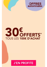 Prospectus La Compagnie du lit Créteil : Profitez de 30€ de remise tous les 100€ d'achat sur de nombreux matelas, sommiers, ensembles literie