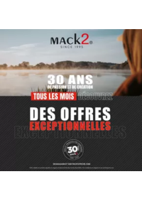 Prospectus Pacific Pêche LE MANS - LA CHAPELLE ST AUBIN : Ce mois-ci découvrez une NOUVELLE sélection de produits de la marque Mack2 à un prix EXCEPTIONNEL !