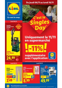 Prospectus Lidl ST YRIEIX LA PERCHE : C’est le Singles Day
