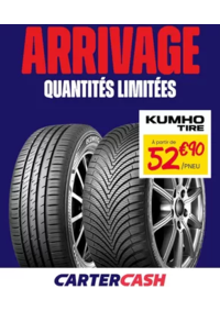Prospectus CARTER CASH ARTIGUES-PRES-BORDEAUX : Arrivage de pneus KUMHO chez CARTERCASH !