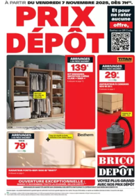 Prospectus Brico Dépôt TOURCOING : PRIX DÉPOT