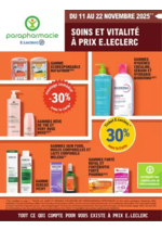 Prospectus Parapharmacie E.Leclerc : Prospectus Automne